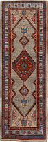 Antique Sarab Runner Rug (2' x 8')
